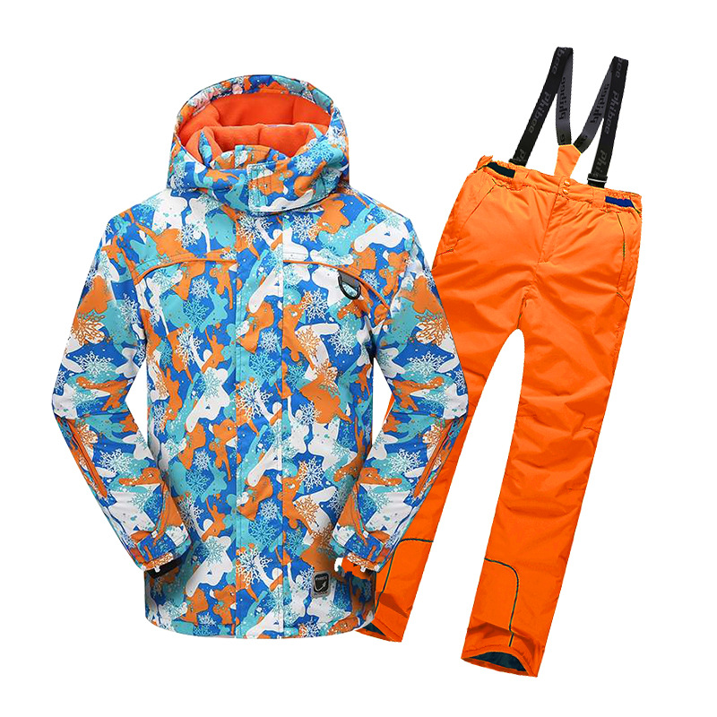 Picture of Cross-border e-commerce Phoebe Elephant Children's Ski Suit Warm Jacket Outdoor Thickened Waterproof for Boys and Girls