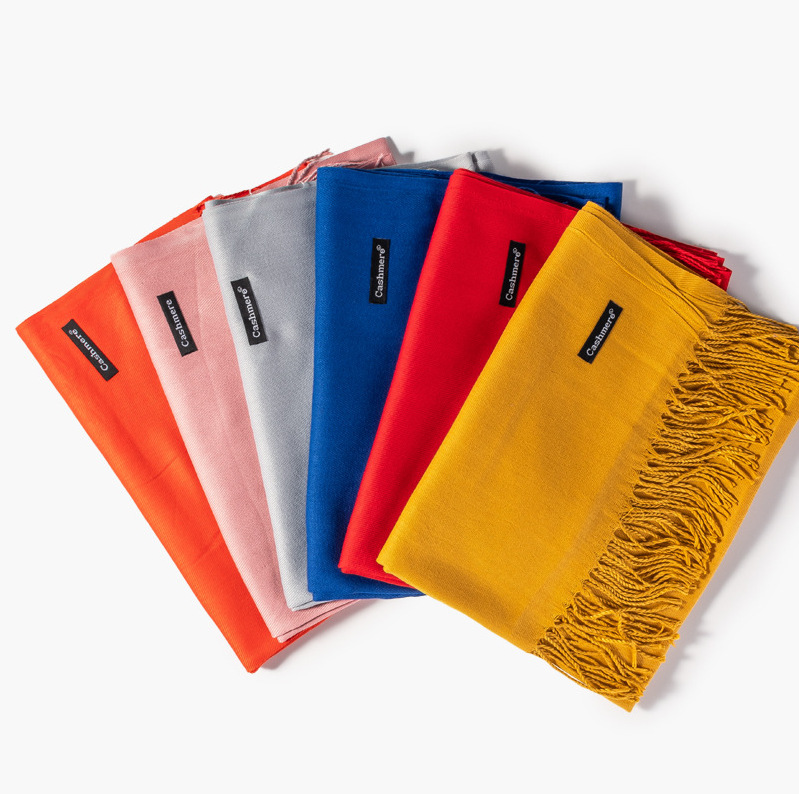 Imitation Cashmere Scarf for Women in Autumn and Winter, Warm Outer Wear, Japanese and Korean Sweet Gift, Fashionable Shawl, Factory Direct Sales, Cashmere Texture
