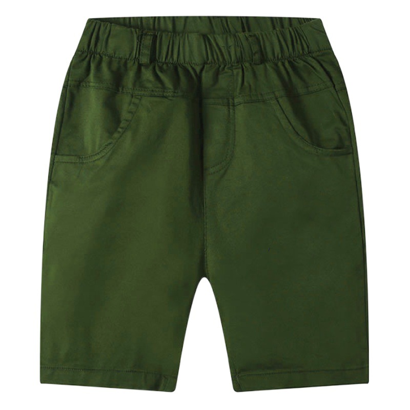 In-Stock Cross-Border Boys' Summer Pure Cotton Shorts, Toddler Cargo Capris, Woven Baby Casual Pants
