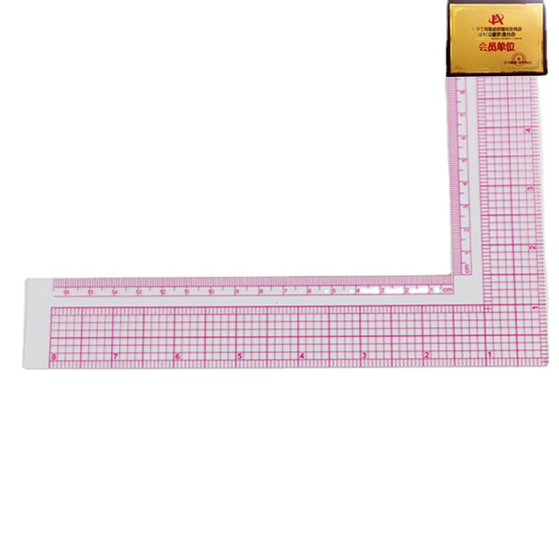 Picture of Ruler for clothing printing design 5808 built-in scale L-shaped square Ruler 8 "16cm