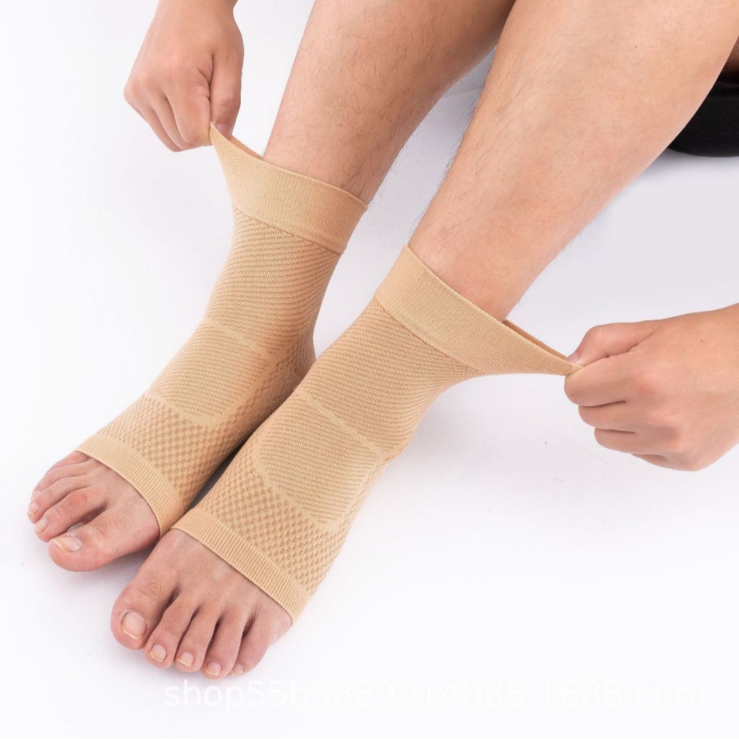 Double-way double-needle nylon sports socks cross-border pressure ankle protection fitness running sports anti-sprain ankle protection wrist cover