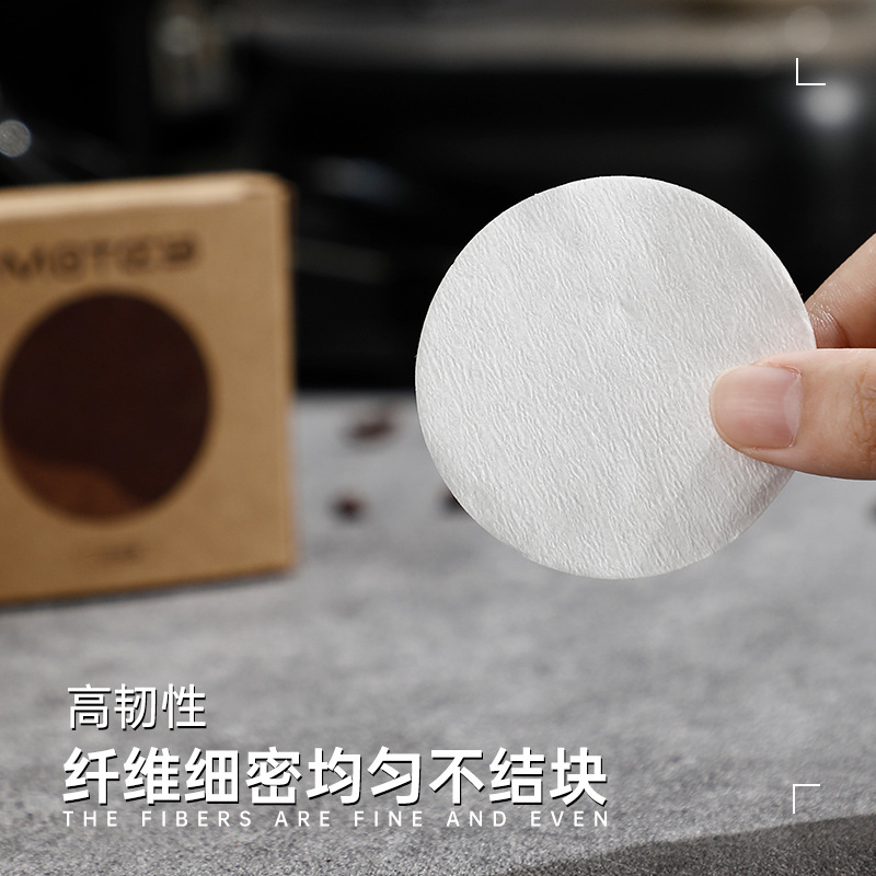 Picture of Round coffee filter paper 100 pieces of coffee filter paper hand-made Vietnam pot round ice drops good Philharmonic pressure Moka pot