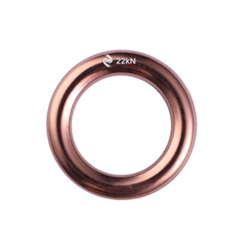 Picture of Q & C outdoor mountaineering climbing multi-functional aluminum alloy ring climbing flat belt ring belt connecting ring bearing 22KN