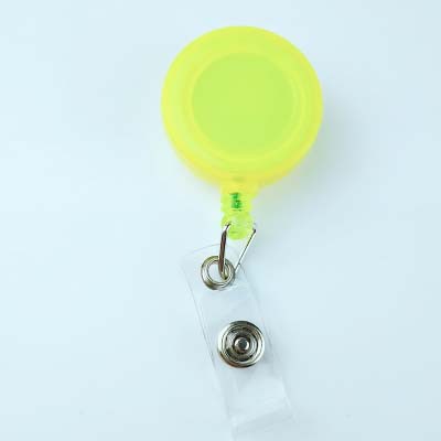 Picture of Easy pull buckle retractable buckle key chain tag hanging rope easy pull ID buckle anti-lost device round badge ID buckle household