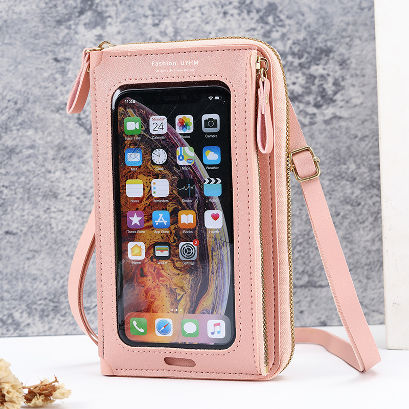Picture of Touch Screen Mobile Phone Bag for Women 2025 New Versatile Fashionable Small Shoulder Bag Multi-Functional Zipper Mobile Phone Bag Shoulder Bag