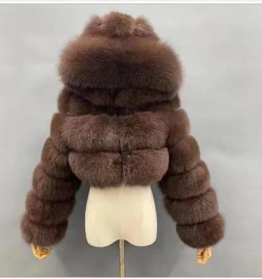 Picture of Imitation fur coat new European and American imitation fur coat factory wholesale Haining short imitation fur coat