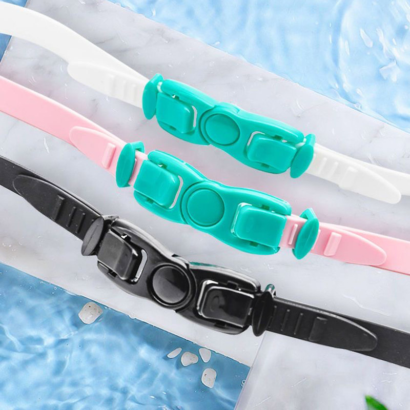 Picture of High-end Electroplated Colorful Anti-choking Swimming Goggles HD Waterproof Anti-fog Swimming Goggles Nose Protection Eye Protection Myopia Swimming Glasses