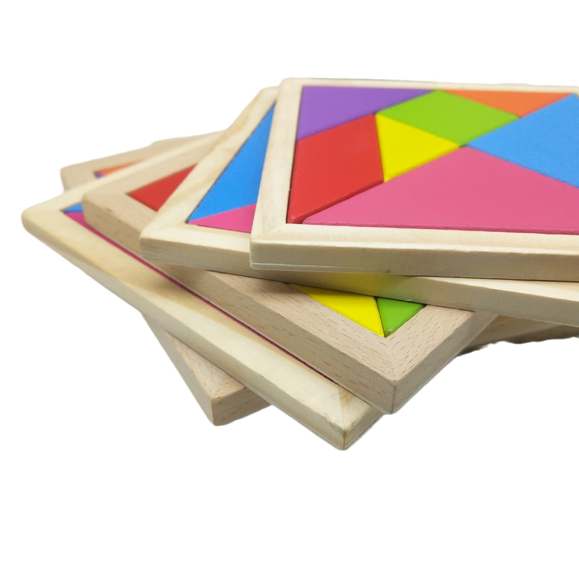 Picture of Kindergarten Varied Tangram Teaching Aids Assembled Geometric Shape Benefitable Intelligence Toys 6-12 Years Old Children's Small Gift Award