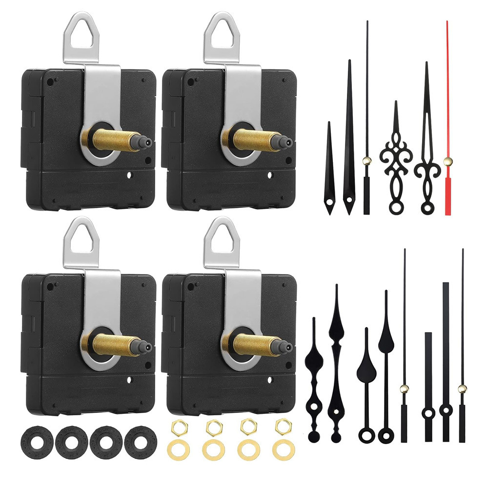 Picture of Cross-border hot selling DIY clock movement mute wall clock accessories clock Wall watch core mechanism 2 Movement +5 sets of clock needle