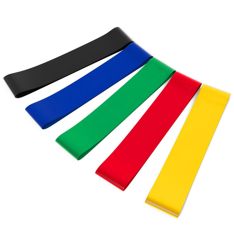 Manufacturers direct supply latex pull loop yoga elastic belt plastic leg practice hip resistance circle fitness training pull belt