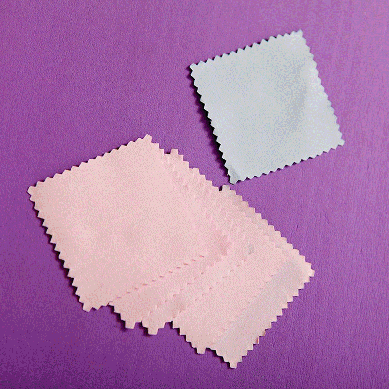 Picture of Silver cleaning cloth double layer 8*8 jewelry maintenance silver cleaning cloth polishing cloth double-sided velvet silver cleaning cloth factory wholesale