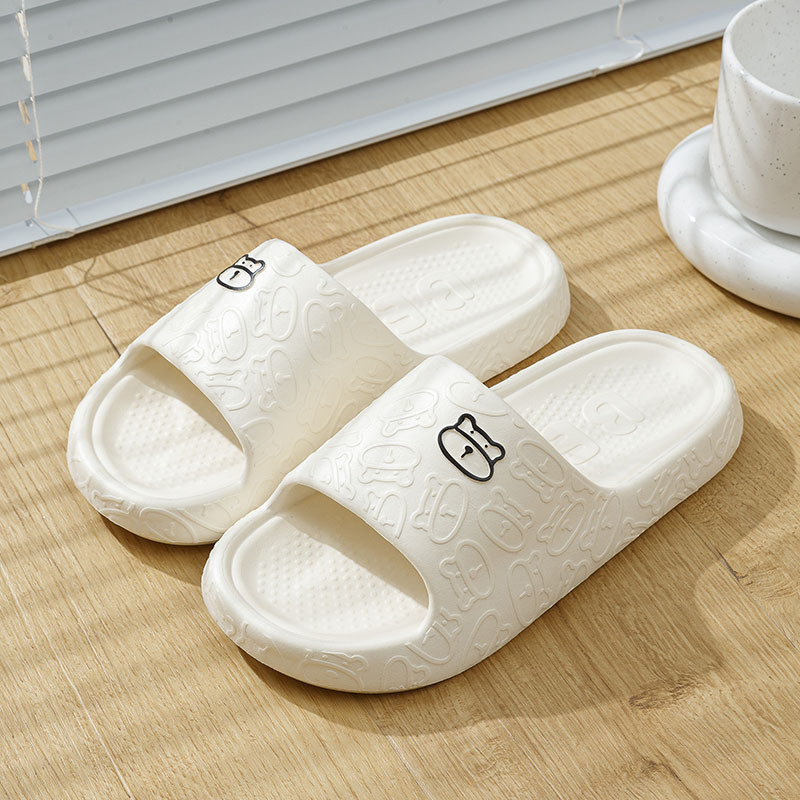 Picture of Sandals for Female Couples to Wear at Home, Cartoon Thick-Soled Non-Slip Bathroom Bathing Slippers for Men, Summer Wholesale Lightweight