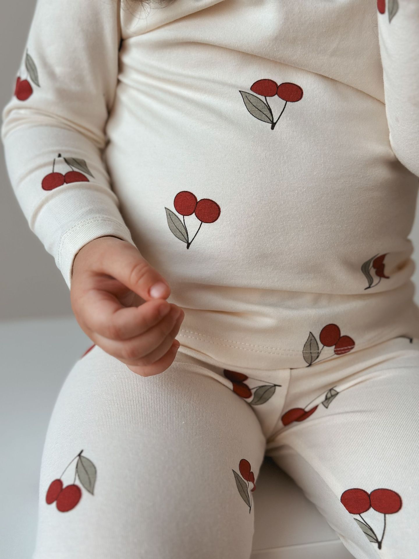 Picture of Korean Children's Summer Pajamas Autumn Clothes Home Clothes Baby Clothes Girls' Long Sleeve Baby Children's Clothing suit Pure Cotton Category A