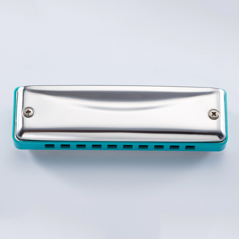 Picture of 10 Hole Blues Harmonica Hole Sound Adult Professional Blues Musical Instrument Beginners Practice Beginners Easy to Learn Harmonica
