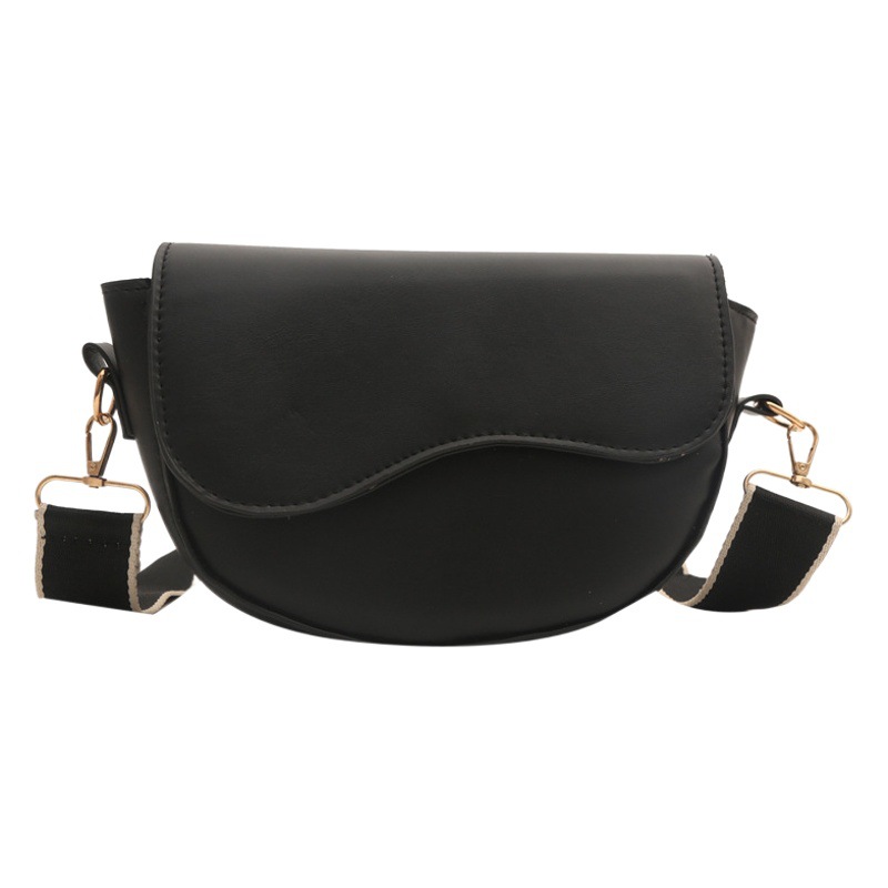 Picture of Textured small bag women's simple shoulder bag 2024 spring new popular messenger bag fashion underarm saddle bag