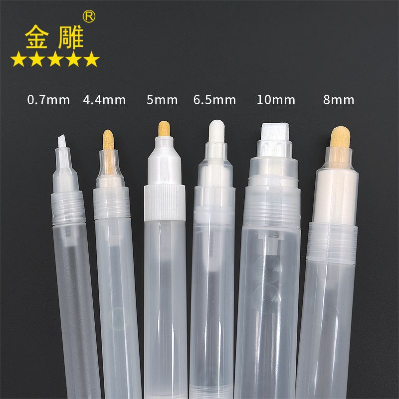 Picture of Gold tracing pen paint pen empty pen case furniture stroke DIY hook pen self-filling ink whiteboard pen case