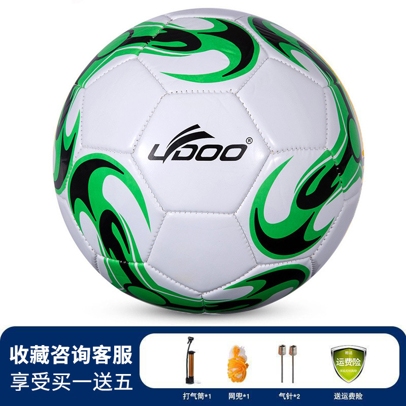 Picture of No. 4 machine sewing football youth children's football training butyl explosion-proof liner PU competition football wholesale spot