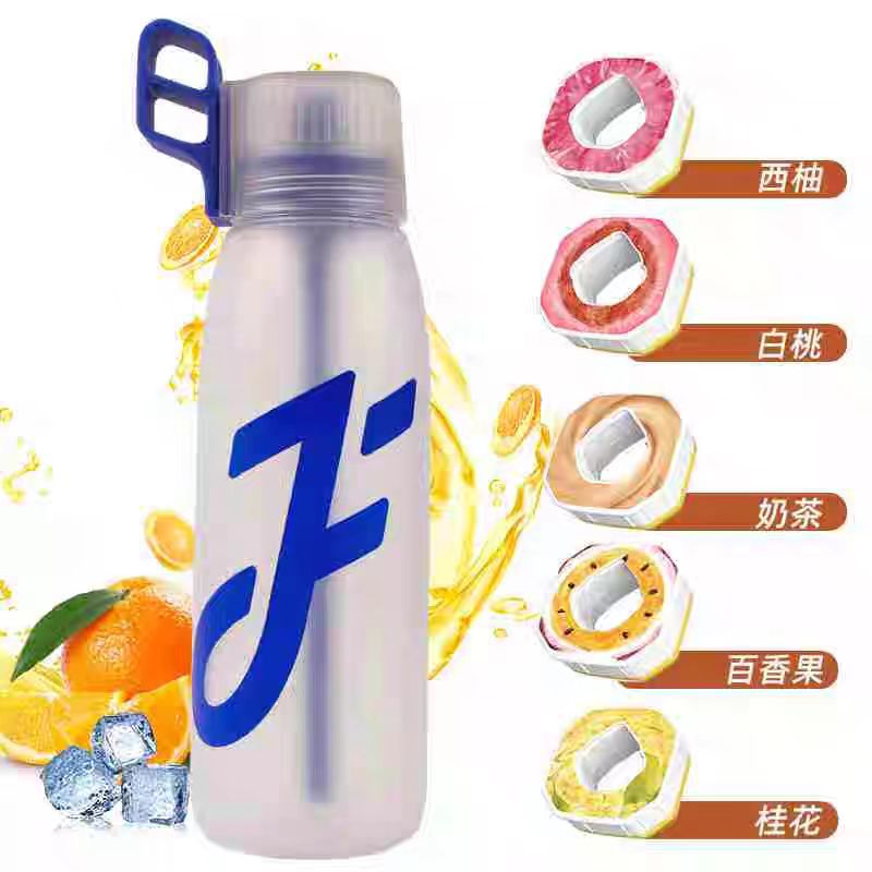 Picture of Cross-border hot selling JOYFIT flavor Cup 1000mL large capacity odor cup fruit flavor ring water bottle with straw space Cup