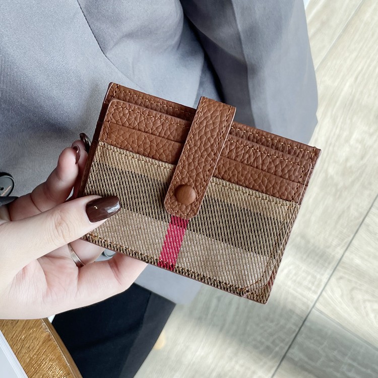 Picture of Genuine Leather Driver's License Card Case 2024 New Hot-selling Stripe Stitching Storage ID Bag Ultra-thin Mini Card Case