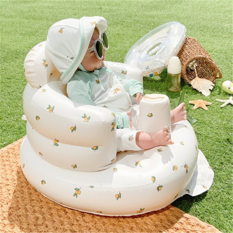 ins Korea Same Style Baby Learning Chair Baby Multifunctional Inflatable Sofa Child Training Seat Learning Artifact