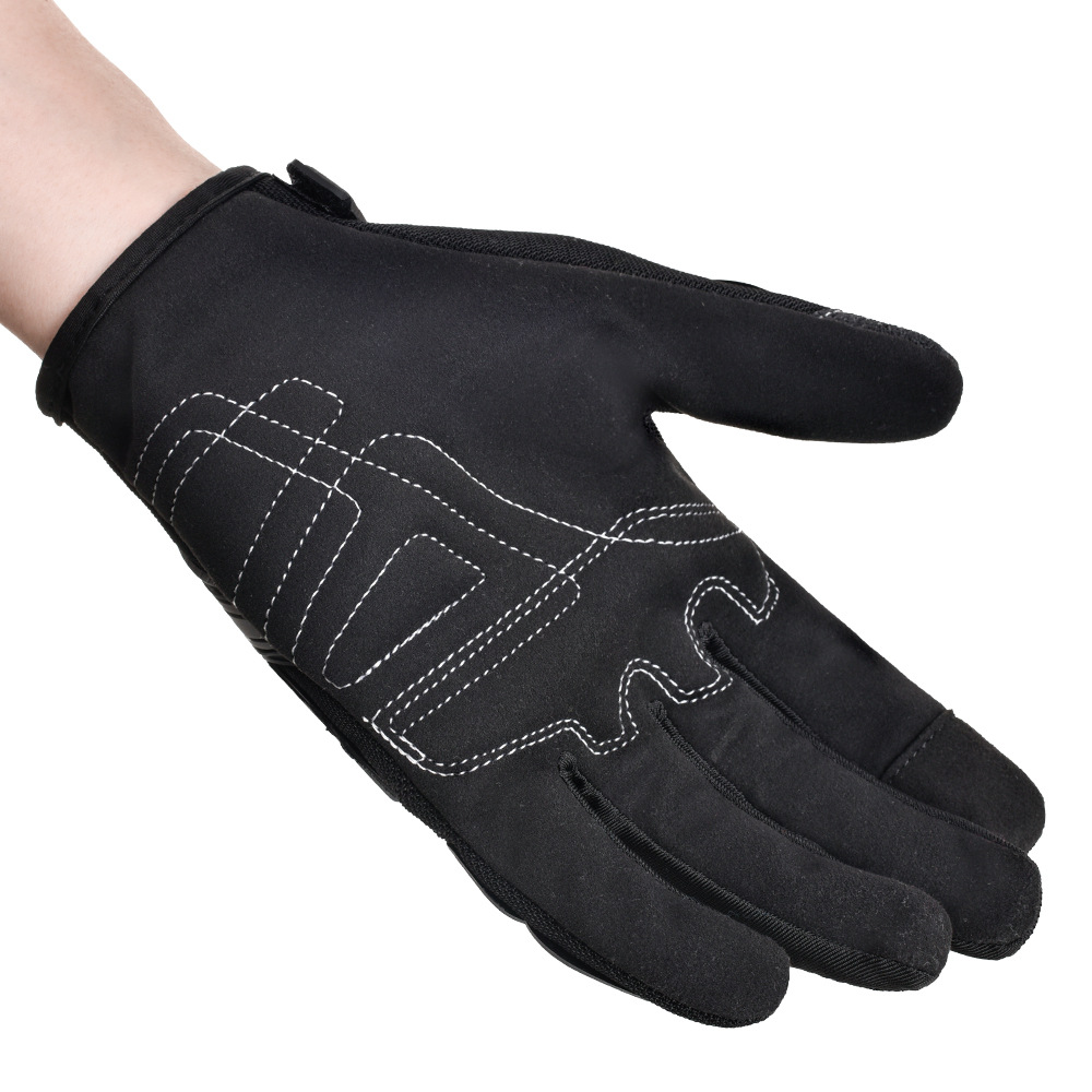 Picture of Motorcycle Gloves All-Season Full-Finger Touch Screen Anti-Fall Equipment Breathable Racing Men's and Women's Motorcycle Road Riding Gloves