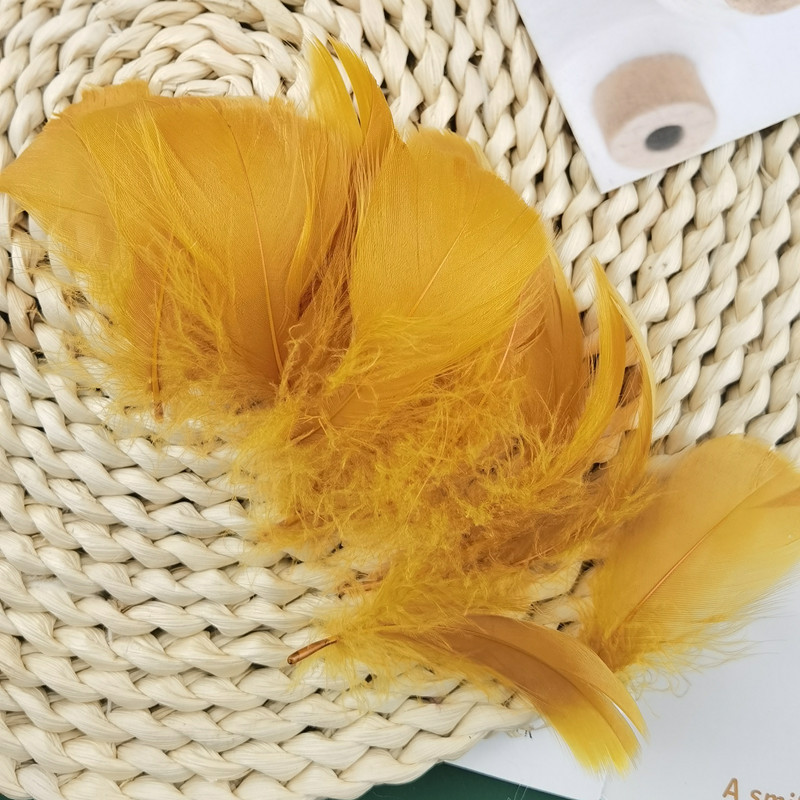 Picture of diy handmade color floating feather goose feather dream catcher wave ball gift box filling decoration materials