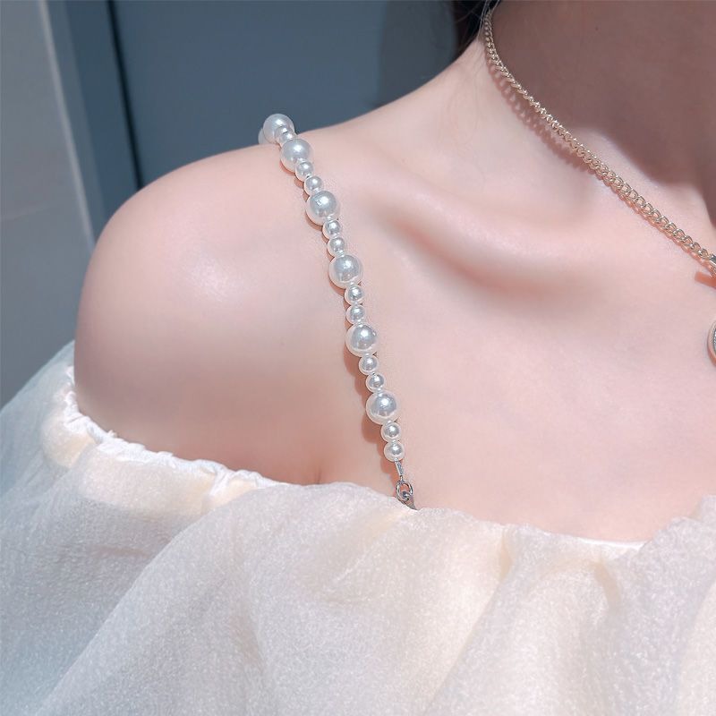 Crystal Shoulder Strap Slip Skirt Shoulder Strap Detachable Metal Strap Drill Underwear Strap Decorative Invisible Shoulder Strap Bra Strap Exposed