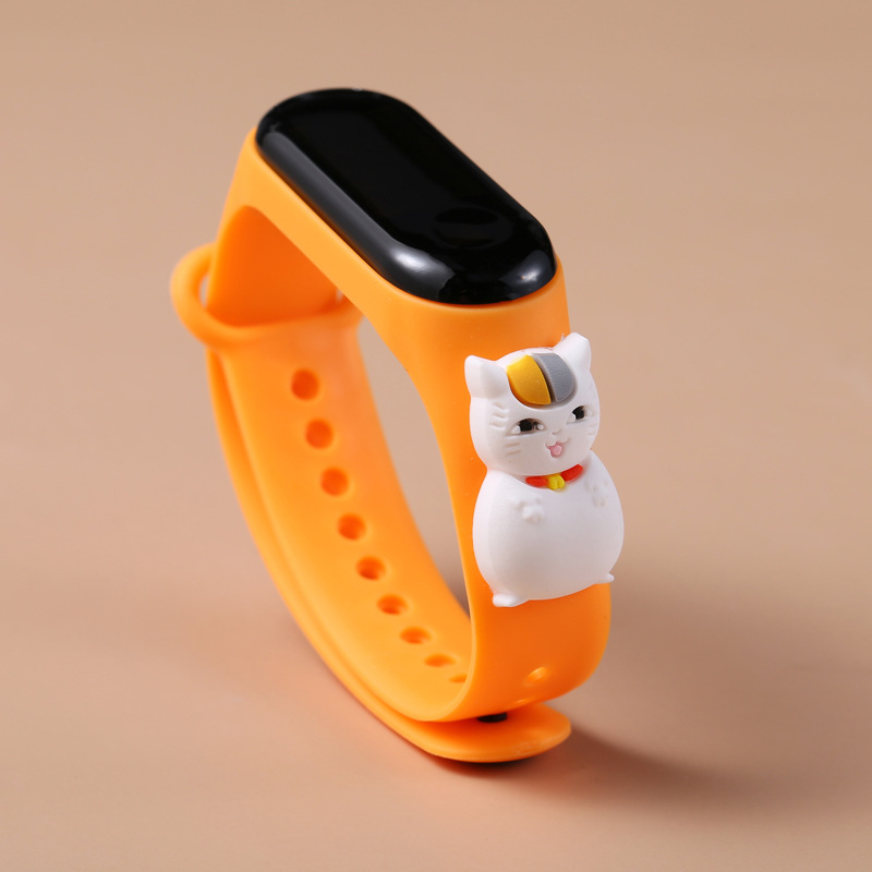 Picture of Live Hot Selling Primary School Students' Anime Bracelet LED Sticker Doll Electronic Watch Boys and Girls Waterproof Touch Watch