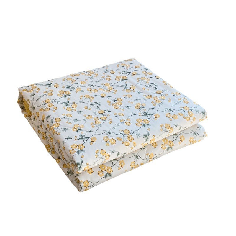 Picture of Class A double-sided cotton summer quilt air conditioning quilt 100 cotton summer quilt single-pair machine washable summer thin quilt wholesale