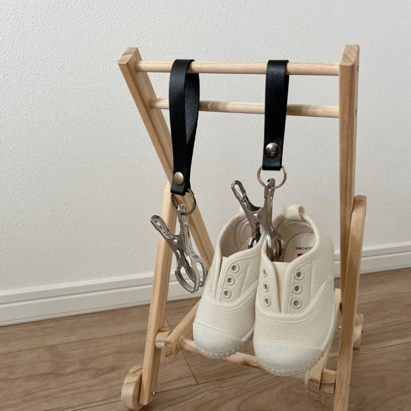 Ready-Made Baby Shoe Clip, Outdoor Portable Shoe Drying Storage Clip, Household Pu Leather Personalized Shoe Drying Rack
