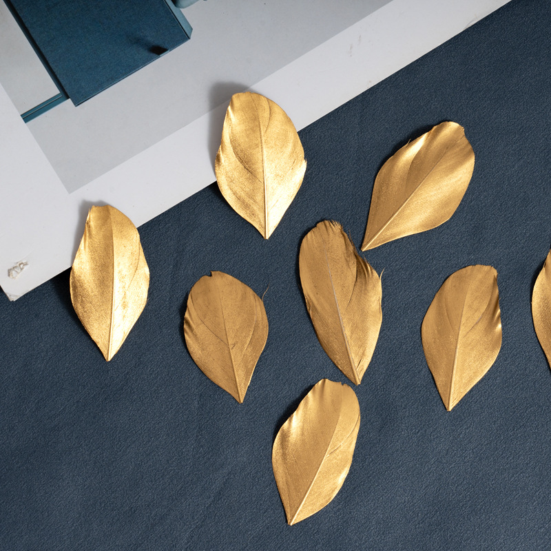 Picture of Goose feather floating head color feather decoration diy jewelry earrings earrings dream catcher handmade material accessories small feathers