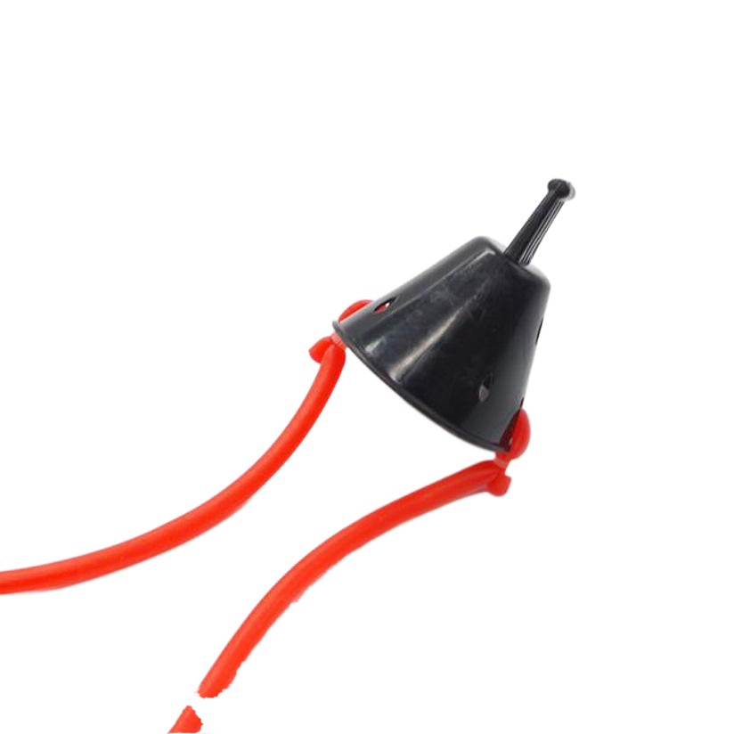Aluminum alloy nesting slingshot plastic nesting device wild fishing far cast rubber band slingshot sea fishing library fishing gear supplies wholesale