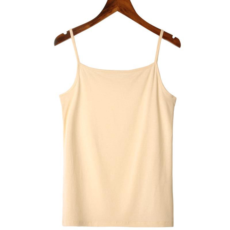 Picture of Factory Direct Sales Spring and Summer Versatile Camisole Women's Simple Solid Color Slim Elastic Bottoming Shirt Wholesale Dropshipping