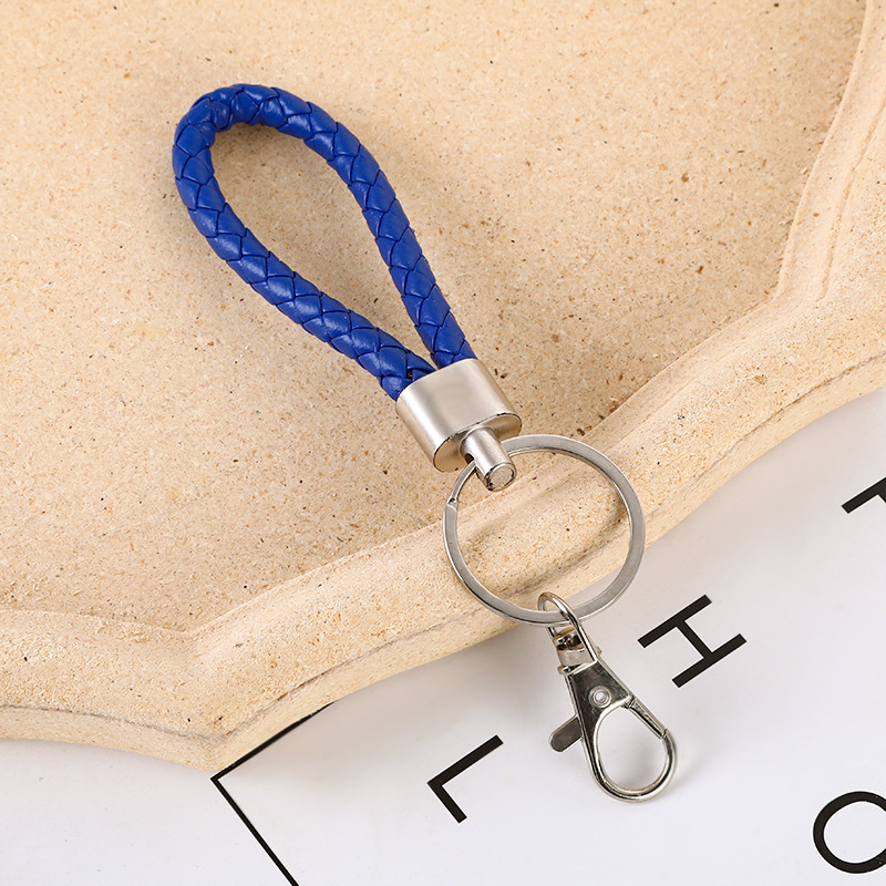 Picture of Carefully Selected Cross-Border Leather Rope Keychain Pendant Car Keychain Pendant Metal Accessories Jewelry Small Gifts Wholesale