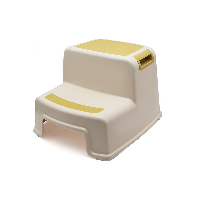Picture of Double-layer Thickened Children's Foot Stool Baby's Wash Anti-slip Plastic Foot Stool Elevated Step Stool