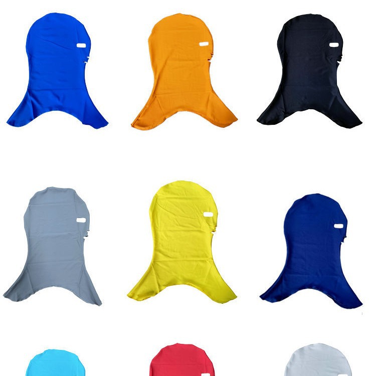 Picture of Swimming Headgear Waterproof Female Sunscreen UV Protection Swimming Cap Snorkeling Diving Face Gini