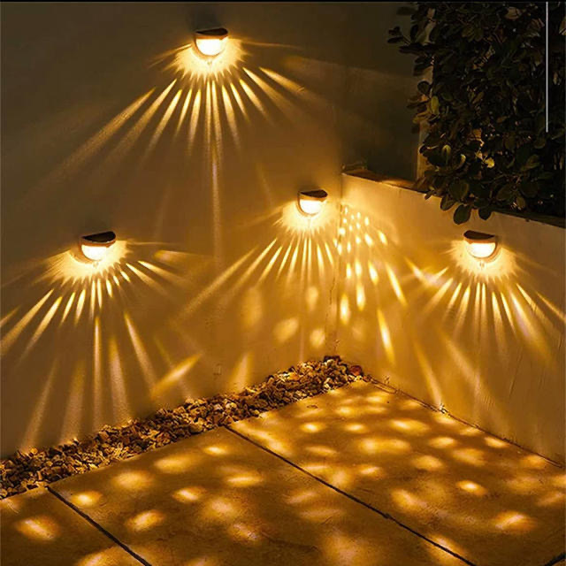 Solar Garden Light Outdoor Waterproof Garden Villa Decorative Arrangement Ambience Landscape Light Enclosure Railing Night Light