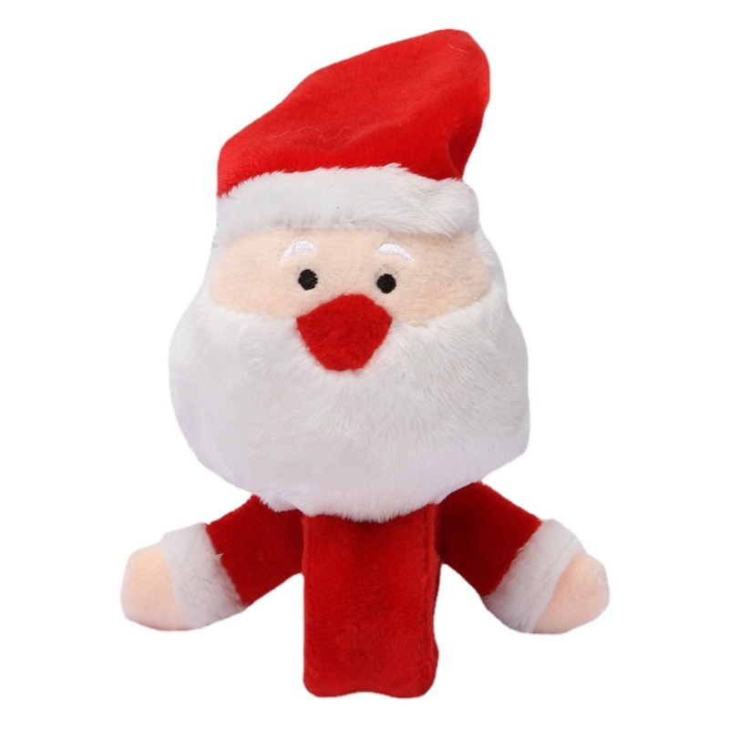 Christmas creative small gifts cute Santa Elk clap ring bracelet trembles with online red pop ring