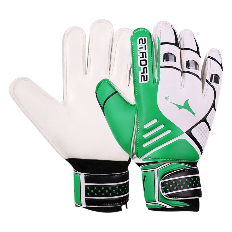 Football goalkeeper gloves goalkeeper adult children professional primary school students finger protection equipment non-slip training wear-resistant gloves