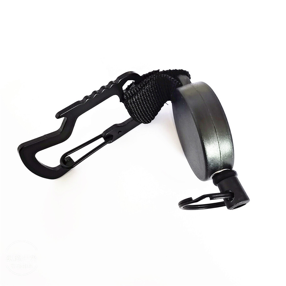 Picture of Outdoor High Elastic Steel Wire Telescopic Hands Rope ID Buckle Multi-function Bottle Opener Small Angle Shark Easy Pull Buckle
