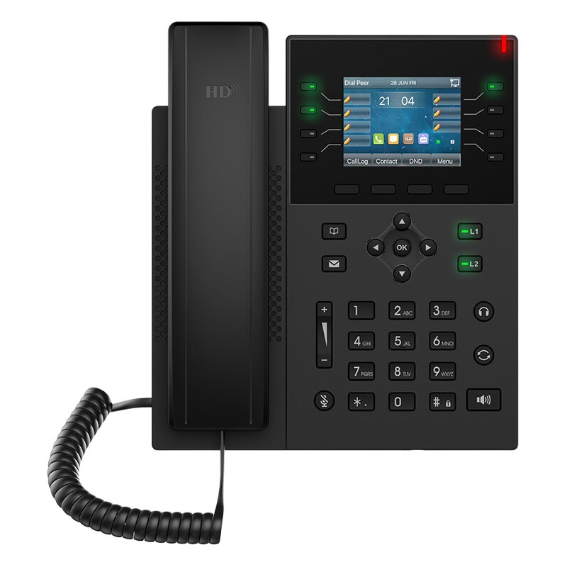 Yijiatong IP Phone IP203GU Gigabit Network SIP Intercom Phone U Disk Recording Bluetooth Phone