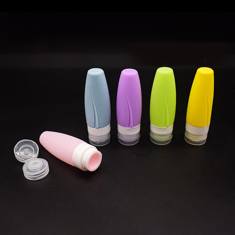 60ml Squeezed Silicone Bottling Cosmetics Bottling Storage Bottle Washing suit Bottling Inverted Bottle Facial Cleanser