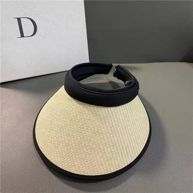 Picture of Sun hat foldable sun hat outdoor riding Women's Big brim empty top cycling sun protection fisherman sun hat