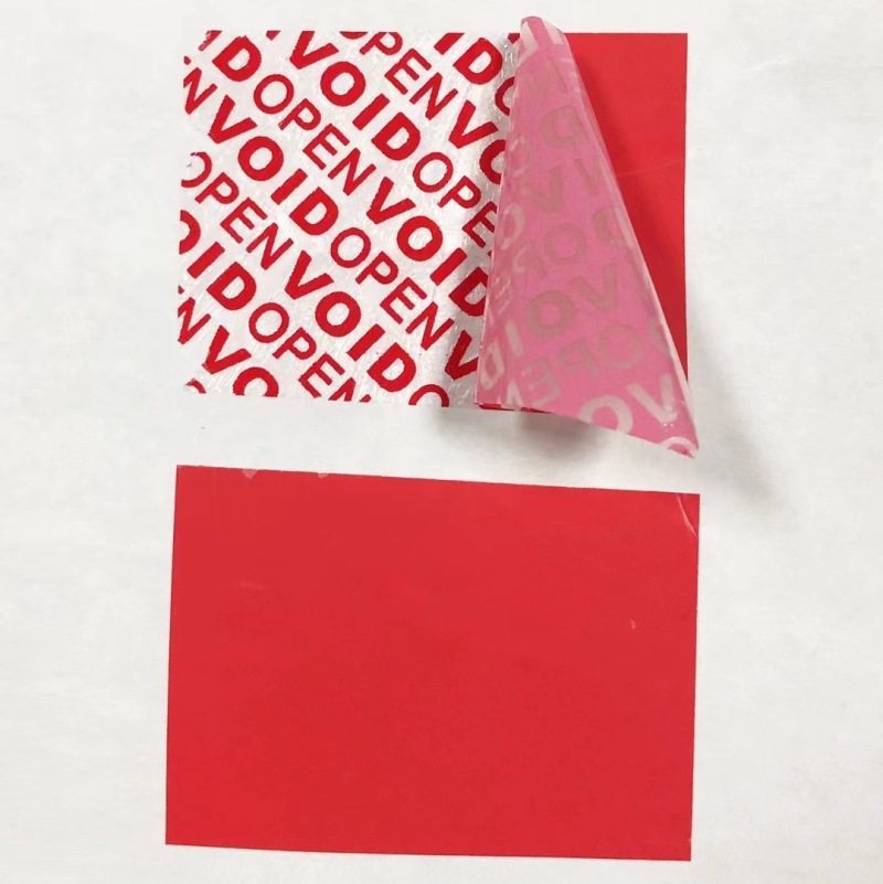 Anti-counterfeiting tape anti-demolition VOID box anti-tear open leave word security anti-counterfeiting sticker wholesale express