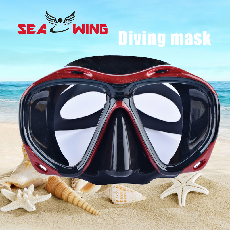 Cross Border Silicone Diving Mask Swimming Waterproof Free Scuba Snorkeling Surface Mirror Water suit Adult Diving Goggles Wholesale