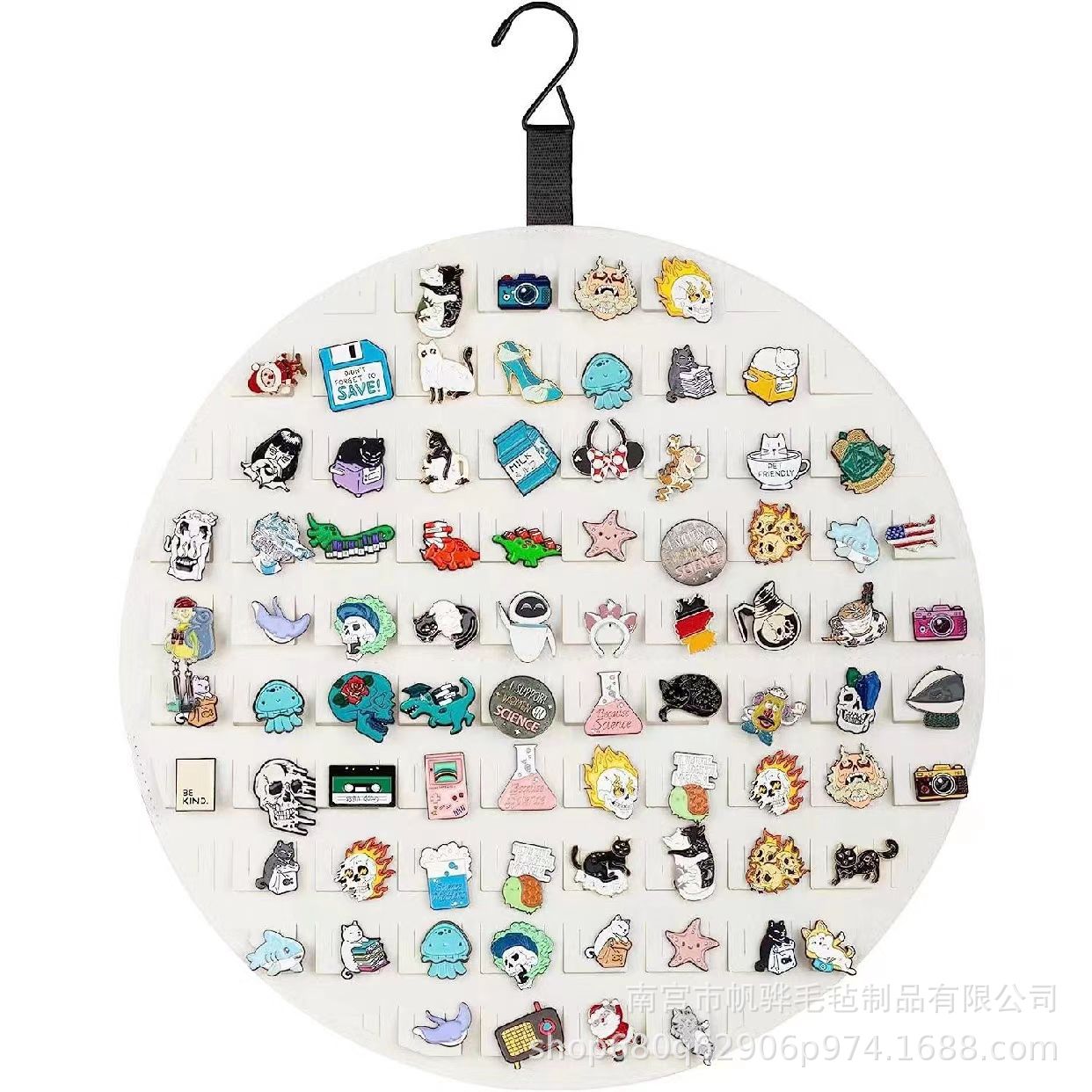 Felt storage hanging bag manufacturers supply princess hair clip hair ring wall storage artifact girl hair accessories storage bag