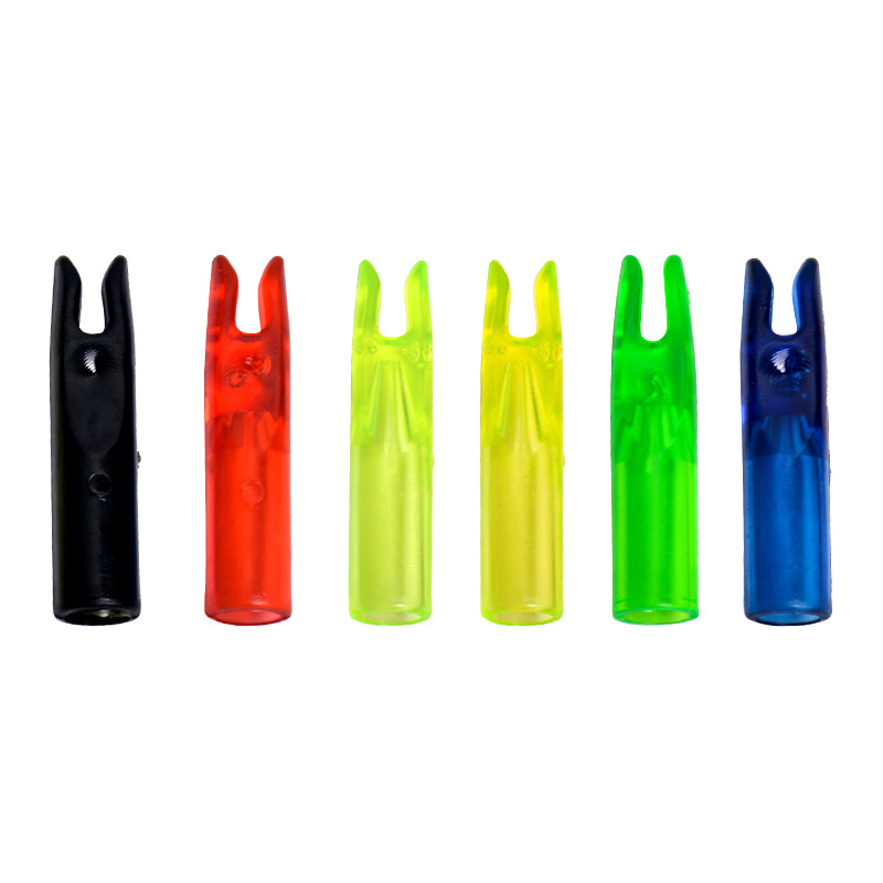 Picture of Bow and Arrow archery equipment 6MM outsourcing black arrow tail plastic nock 6MM arrow Rod universal cross-border hot sale