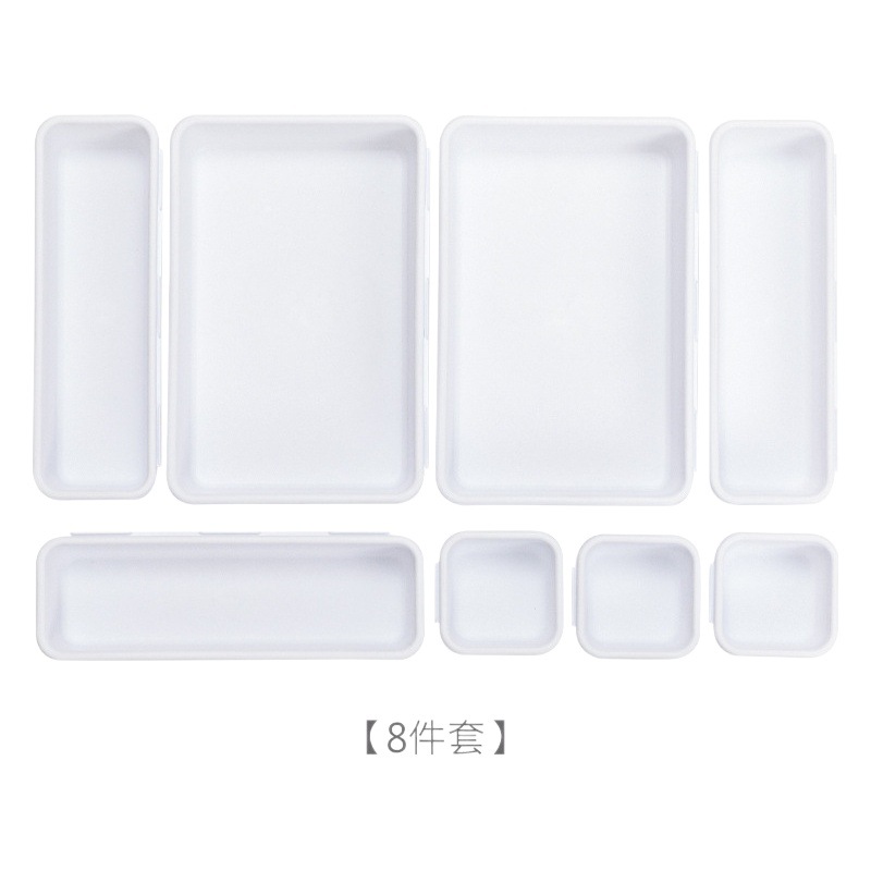 Plastic sundries drawer storage box partition artifact can be freely combined small objects desktop small storage finishing box