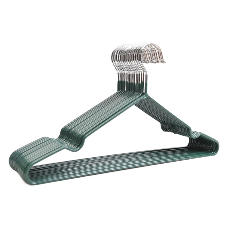 Picture of Plastic dip seamless plastic clothes hanger dormitory men and women adult clothing hanger household drying rack wholesale spot
