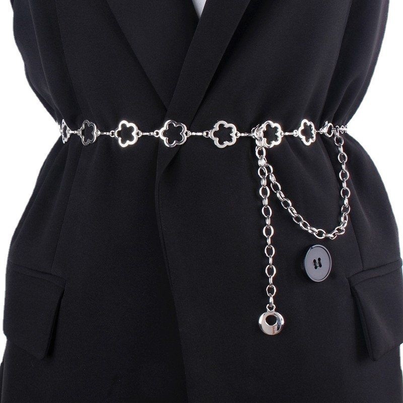 Waist Chain Women's Body Chain Fashion All-match Decorative Suit Dress 2022 New High-end Sense Chain Belt ins